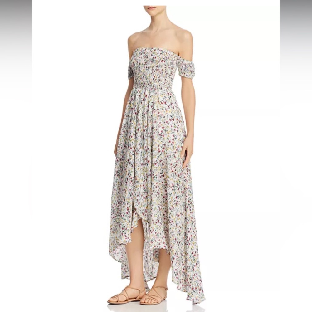 Floral Off-Shoulder Maxi Dress
